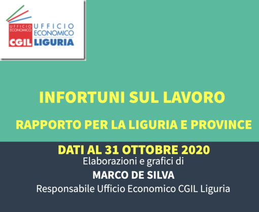 In provincia di Imperia un infortunio sul lavoro al mese: il report della CGIL