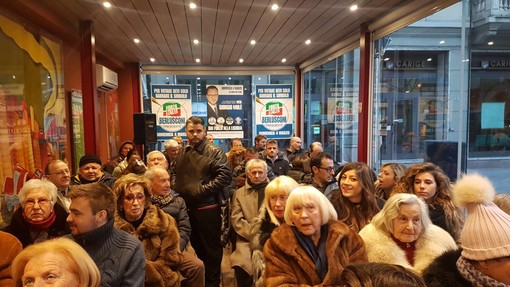 Imperia: in 500 ieri al bar 'Pepito' di Imperia per l'incontro elettorale organizzato da Forza Italia