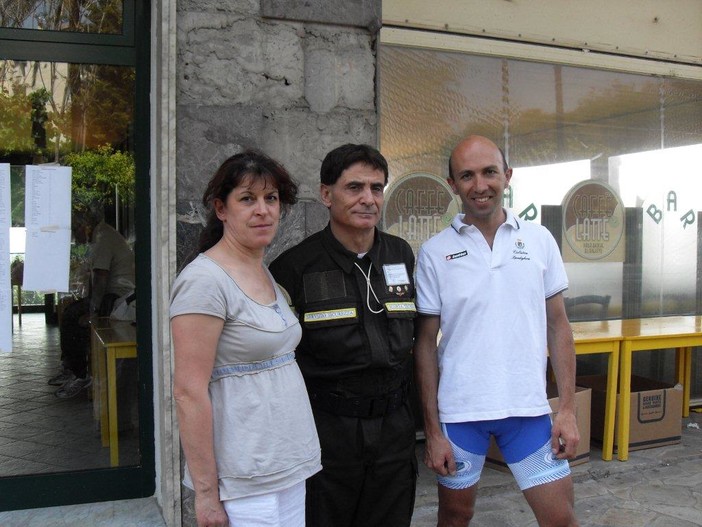 I coniugi Torti con Giuseppe Lanzo I coniugi Torti con Giuseppe Lanzo