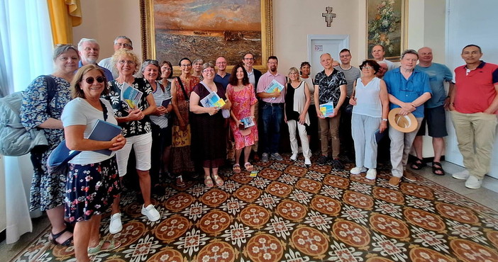 Bordighera: incontro in comune con i musicisti dell’Orchestra da Camera di Neckarsulm (Foto) Bordighera: incontro in comune con i musicisti dell’Orchestra da Camera di Neckarsulm (Foto)