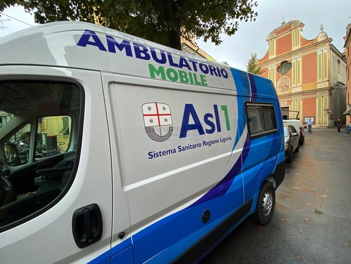 Coronavirus: da domani via allo screening sulla popolazione con il camper Asl1 a Bordighera e Ventimiglia