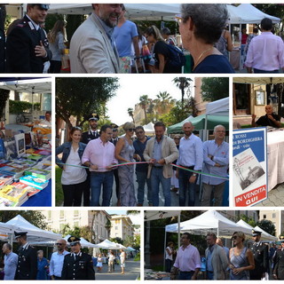 Bordighera Book Festival: taglio del nastro per la rassegna che si apre con Gianluigi Paragone e Veronica Pivetti (Foto e Video)