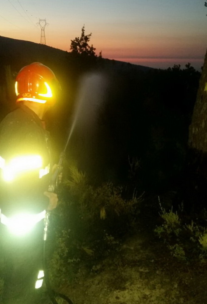 Sotto controllo l'incendio divampato ieri sera sul monte Faudo: all'opera diverse squadre di soccorso Sotto controllo l'incendio divampato ieri sera sul monte Faudo: all'opera diverse squadre di soccorso