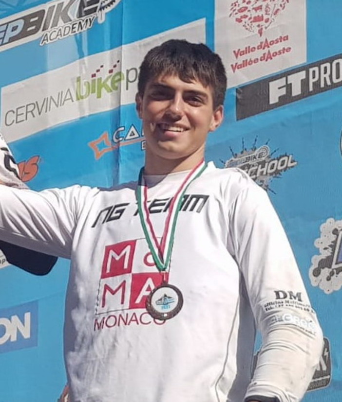 Emiliano Leone del NG Team Salesiani di Vallecrosia sul podio alla ‘Ion Cup’ di Limone Piemonte Emiliano Leone del NG Team Salesiani di Vallecrosia sul podio alla ‘Ion Cup’ di Limone Piemonte