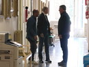 Il presidente Masu e l'Assessore Sindoni all'uscita dall'incontro