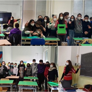 Sanremo: i ragazzi della ‘Dante Alighieri’ a lezione di ambiente con I Deplasticati, nascono due nuovi progetti ‘green' (Foto)