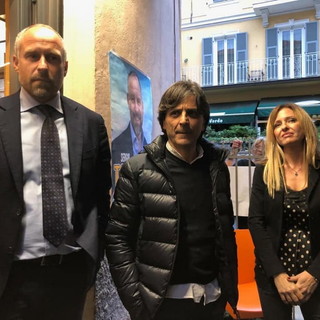 Elezioni Sanremo: grande partecipazione ieri al bar Rosanna per l'incontro con Fratelli d'Italia e Sergio Tommasini
