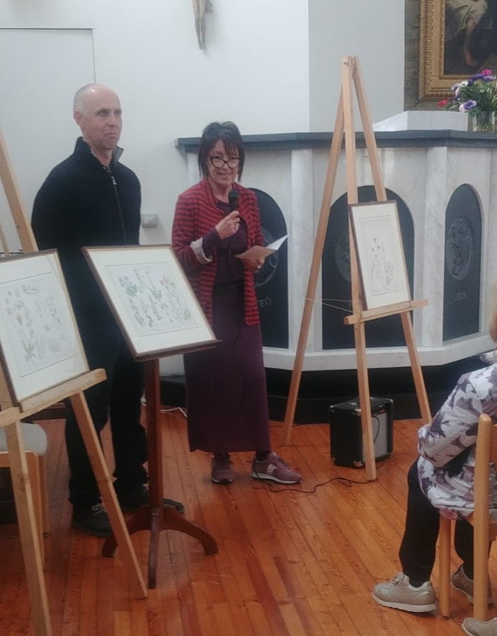 Sanremo: ieri pomeriggio alla Chiesa Luterana inaugurazione della Mostra "Mondo vegetale, opere d'arte viventi. Erbe ed erbari"