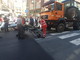 Sanremo: investimento pedonale in via Roma, 90enne colpito da un camion all'altezza di via Carli (Foto)