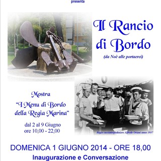 San Bartolomeo al Mare: dal 1° giugno in mostra i menu di bordo della Regia Marina