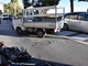 Sanremo: scontro tra una moto ed un furgoncino in corso Mazzini, giovane lievemente ferito (Foto) Sanremo: scontro tra una moto ed un furgoncino in corso Mazzini, giovane lievemente ferito (Foto)