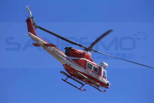 Precipita con il motocarro in una scarpata tra Dolceacqua e Perinaldo: 78enne trasportato in elicottero al 'Santa Corona'