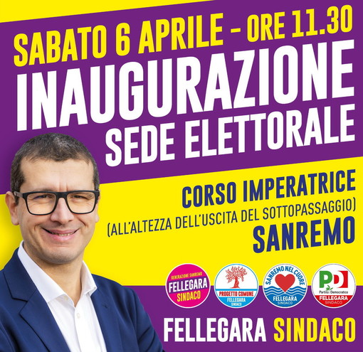 Dopo lo stop per la pioggia verrà inaugurato sabato prossimo il point elettorale di 'Generazione Sanremo'
