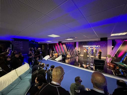 Inaugurazione 'Casa Sanremo' al Palafiori Inaugurazione 'Casa Sanremo' al Palafiori