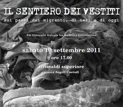 Ventimiglia: domani al 'Passo della morte' escursione teatrale sul 'Sentiero dei vestiti'
