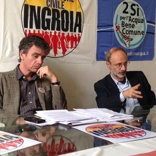 Imperia: Alberto Lucarelli e Pasquale Indulgenza (Rivoluzione Civile) a tutto campo su: diritti, porto, patto di stabilità e beni comuni