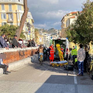 Le immagini dei soccorsi domenica mattina sulla pista ciclabile