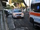 Sanremo: cade con lo scooter in via Padre Semeria dove sono in corso i lavori di asfaltatura (Foto)