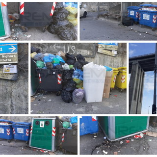 Sanremo: isola ecologica preda degli incivili, serrature rotte e telecamera che manca da anni (Foto)