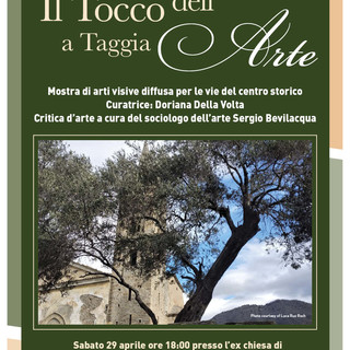 Taggia, dal 29 al 30 aprile torna la mostra diffusa “Il Tocco dell’Arte”