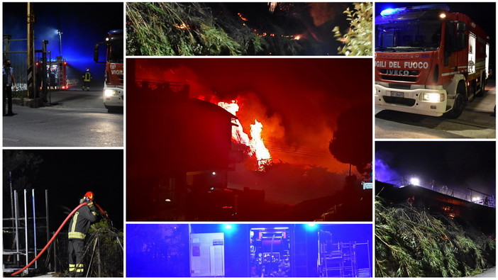 Sanremo: vasto incendio sulla ciclabile alla 'Vesca', il vento rischia di propagarlo anche all'Aurelia (Foto e Video) Sanremo: vasto incendio sulla ciclabile alla 'Vesca', il vento rischia di propagarlo anche all'Aurelia (Foto e Video)