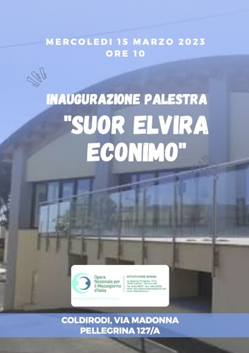 Sanremo: a Coldirodi una palestra dedicata a suor Elvira Econimo in occasione del 92° anniversario della morte di padre Giovanni Semeria