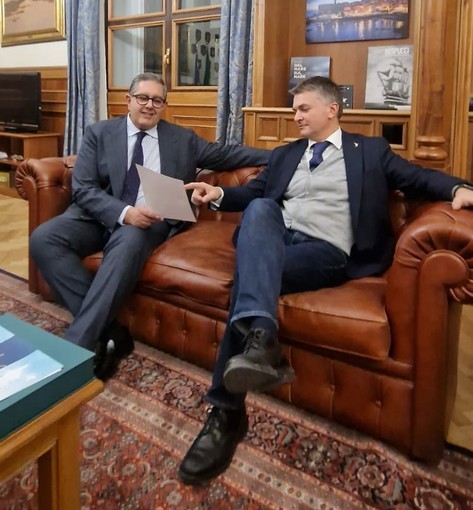 L'incontro tra Giovanni Toti ed Edoardo Rixi