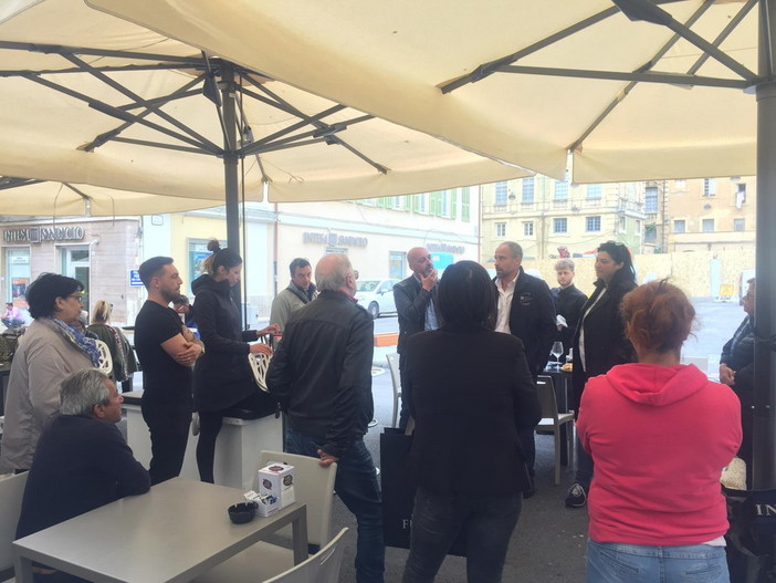 Elezioni Amministrative Sanremo: questa mattina incontro con rianna Tomelleri e Gianluca Covatta Elezioni Amministrative Sanremo: questa mattina incontro con rianna Tomelleri e Gianluca Covatta