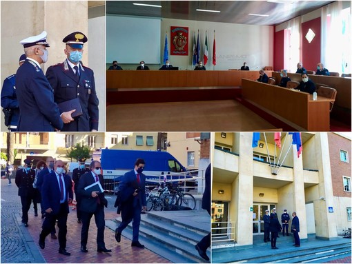 Le immagini dell'incontro in Comune a Ventimiglia