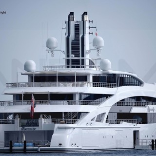 Sanremo: ecco il 'I Dynasty', in rada un super yacht da 110 metri di proprietà di un miliardario kazako Sanremo: ecco il 'I Dynasty', in rada un super yacht da 110 metri di proprietà di un miliardario kazako