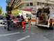 Ventimiglia: incidente stradale in via Roma, donna investita sulle strisce ed intervento del 118 (Foto)