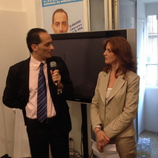 Sanremo: inaugurato questo pomeriggio in via Roma il point elettorale di Alessandro Il Grande Sanremo: inaugurato questo pomeriggio in via Roma il point elettorale di Alessandro Il Grande