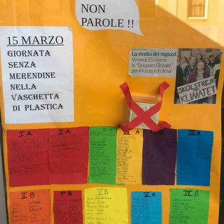 Gli alunni dell'Istituto 'N. Sauro' cercano di convincere gli studenti di Imperia a sostenere loro e Greta Thumberg a cui si sono ispirati