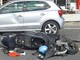 Sanremo: scontro tra una moto ed un'auto di fronte a Gandola, centauro lievemente ferito