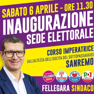 Dopo lo stop per la pioggia verrà inaugurato sabato prossimo il point elettorale di 'Generazione Sanremo'