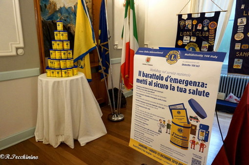 Sanremo: grande partecipazione sabato scorso per il service nazionale Lions "Il Barattolo d'emergenza: metti al sicuro la tua salute"
