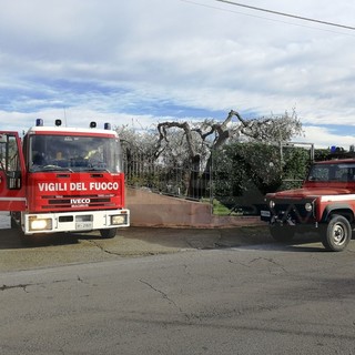 Il luogo dell'incendio