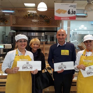 Iniziativa Zonta Club “Pane, amore e rispetto” al Conad Ipermercato di Arma di Taggia