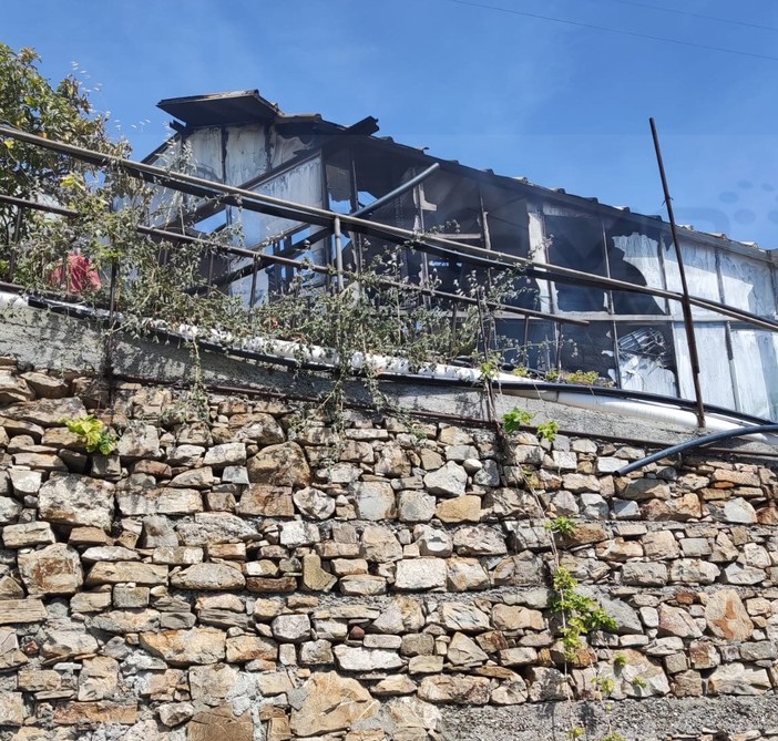 Ospedaletti: a fuoco una serra nella zona delle Porrine, intervento di Vigili del Fuoco e Protezione Civile (Foto) Ospedaletti: a fuoco una serra nella zona delle Porrine, intervento di Vigili del Fuoco e Protezione Civile (Foto)