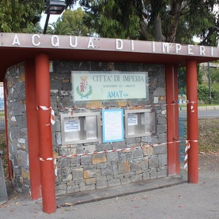 Imperia: fuori uso l'erogatore d'acqua gassata del parco urbano San Leonardo Imperia: fuori uso l'erogatore d'acqua gassata del parco urbano San Leonardo