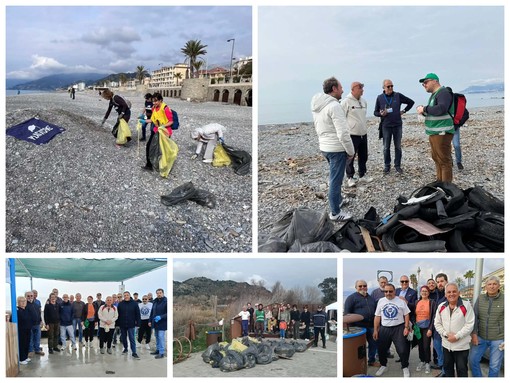 "Insieme per la Natura": Ventimiglia, Camporosso, Vallecrosia e Bordighera puliscono spiagge e foci dai rifiuti (Foto)