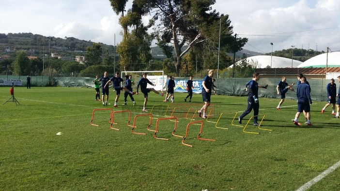 L'Inter Turku di Fabrizio Piccareta al lavoro sul campo sportivo di Cervo lo scorso marzo L'Inter Turku di Fabrizio Piccareta al lavoro sul campo sportivo di Cervo lo scorso marzo