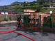 Vallecrosia: incendio alla discarica rifiuti, vigili del fuoco in azione. Si teme rogo doloso