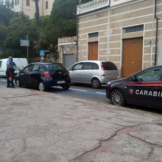 Imperia: donna investita da un'auto in viale Matteotti, trasportata poi in ospedale ma non è grave (Foto)