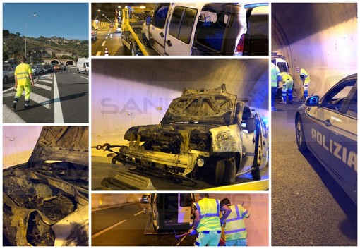 Incendio all’interno di una galleria dell’Aurelia bis: traffico bloccato tra Sanremo e Arma (Foto) Incendio all’interno di una galleria dell’Aurelia bis: traffico bloccato tra Sanremo e Arma (Foto)
