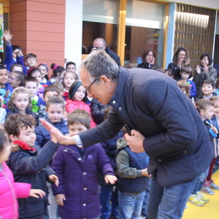 Alberto Biancheri, all'inaugurazione della 'Dani Scaini' di San Martino