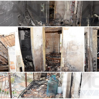 Sanremo: due alloggi inagibili ancora a palazzo 'Flora', mentre rimane sotto sequestro quello distrutto dal fuoco (Foto e Video)