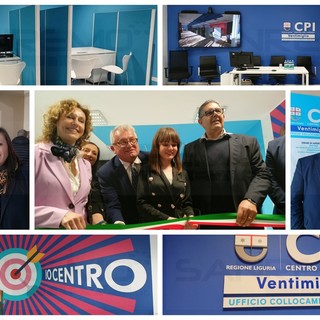 Il centro per l’impiego di Ventimiglia ha una sede completamente rinnovata, il presidente Toti: "Ristrutturazioni previste in tutta la Liguria" (Foto e video)