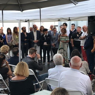 Elezioni Amministrative Imperia: tanta gente ieri a Borgo Marina per l'incontro con Claudio Scajola (Foto)
