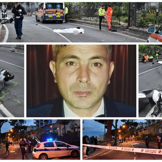 Sanremo: incidente mortale di questa sera in via Padre Semeria, la vittima è Gianluca Balzano di 49 anni (Foto)